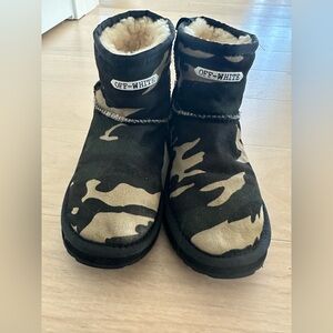 Off-White Camouflage Boots